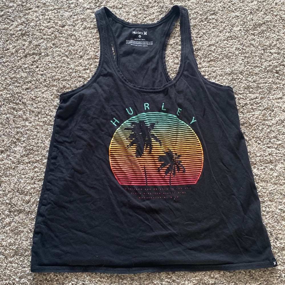Women’s Hurley, tank top size medium black